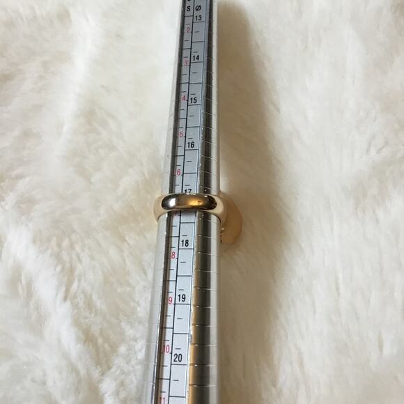 Gold Statement Cocktail Ring with White Opal Stone - Picture 11 of 11